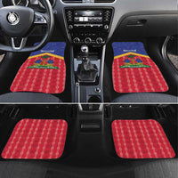 Afro-Haitians Car Mats Proud Ayiti Veve Vodou Royal Palm Leaves - Wonder Print Shop
