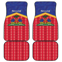 Afro-Haitians Car Mats Proud Ayiti Veve Vodou Royal Palm Leaves - Wonder Print Shop