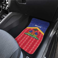 Afro-Haitians Car Mats Proud Ayiti Veve Vodou Royal Palm Leaves - Wonder Print Shop