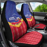 Afro-Haitians Car Seat Cover Proud Ayiti Veve Vodou Royal Palm Leaves - Wonder Print Shop
