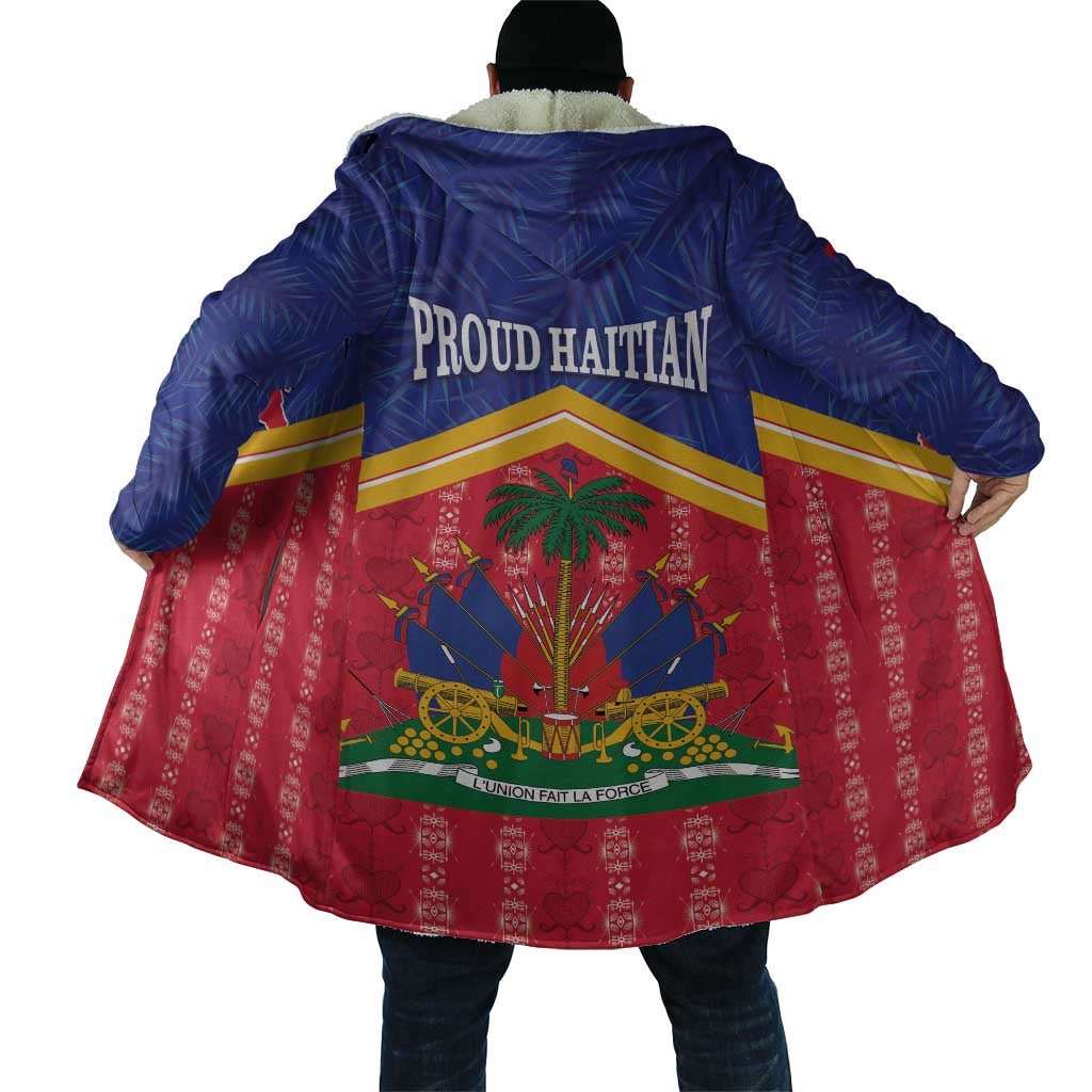 Afro-Haitians Cloak Proud Ayiti Veve Vodou Royal Palm Leaves - Wonder Print Shop