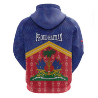 Afro-Haitians Hoodie Proud Ayiti Veve Vodou Royal Palm Leaves - Wonder Print Shop
