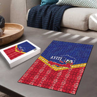 Afro-Haitians Puzzle Proud Ayiti Veve Vodou Royal Palm Leaves - Wonder Print Shop