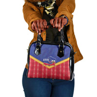 Afro-Haitians Shoulder Handbag Proud Ayiti Veve Vodou Royal Palm Leaves - Wonder Print Shop