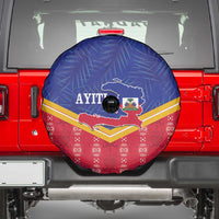 Afro-Haitians Spare Tire Cover Proud Ayiti Veve Vodou Royal Palm Leaves - Wonder Print Shop