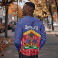 Afro-Haitians Sweatshirt Proud Ayiti Veve Vodou Royal Palm Leaves - Wonder Print Shop