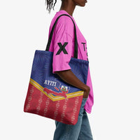 Afro-Haitians Tote Bag Proud Ayiti Veve Vodou Royal Palm Leaves - Wonder Print Shop