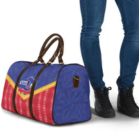 Afro-Haitians Travel Bag Proud Ayiti Veve Vodou Royal Palm Leaves - Wonder Print Shop