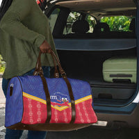 Afro-Haitians Travel Bag Proud Ayiti Veve Vodou Royal Palm Leaves - Wonder Print Shop