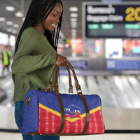 Afro-Haitians Travel Bag Proud Ayiti Veve Vodou Royal Palm Leaves - Wonder Print Shop