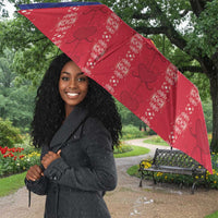 Afro-Haitians Umbrella Proud Ayiti Veve Vodou Royal Palm Leaves - Wonder Print Shop