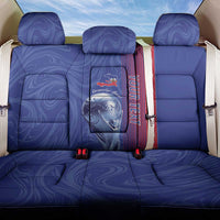 Custom Afro-Haiti Football Back Car Seat Cover 2026 Grenadye Alaso Blue Version - Wonder Print Shop