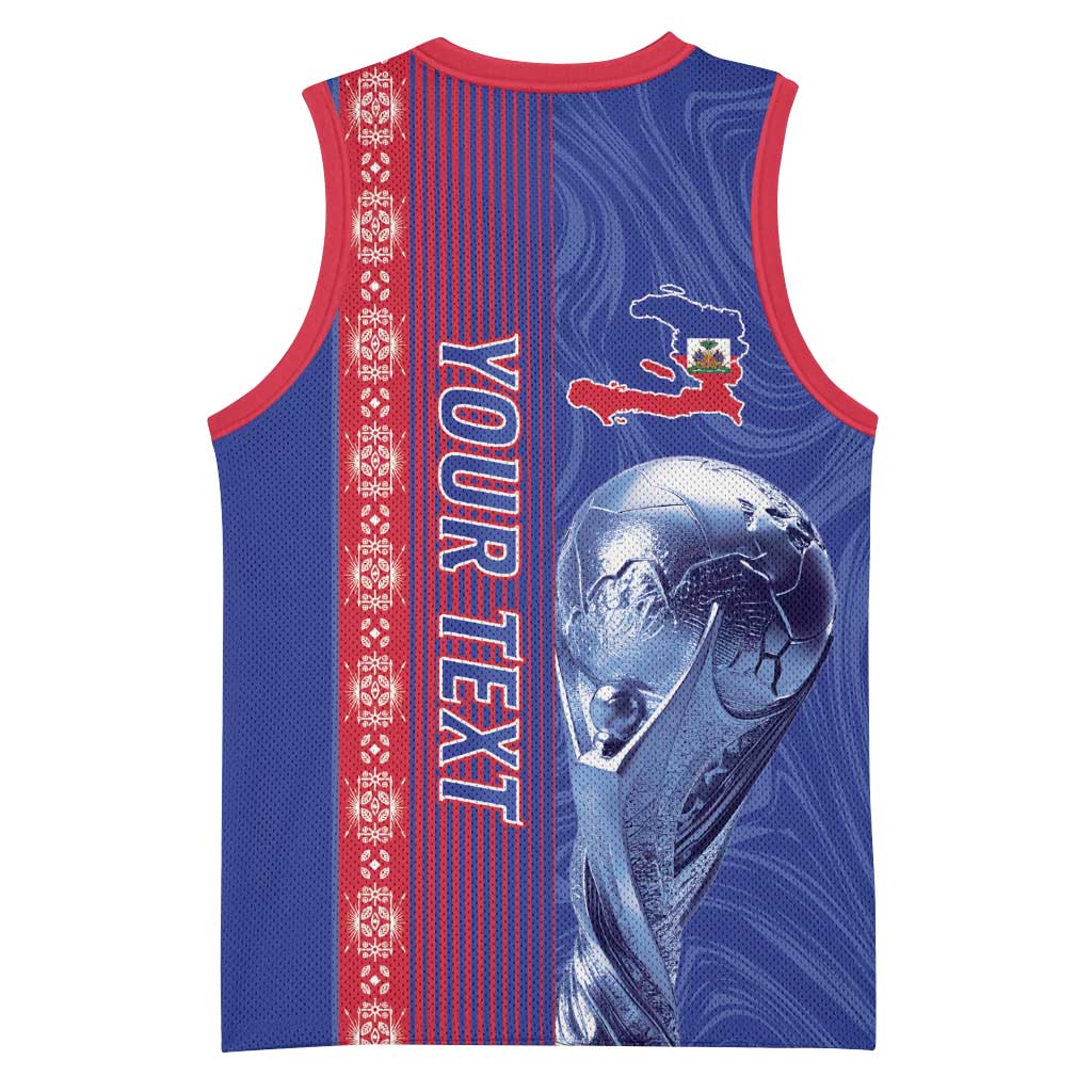 Custom Afro-Haiti Football Basketball Jersey 2026 Grenadye Alaso Blue Version - Wonder Print Shop