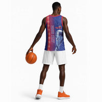 Custom Afro-Haiti Football Basketball Jersey 2026 Grenadye Alaso Blue Version - Wonder Print Shop