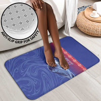 Custom Afro-Haiti Football Bathroom Set 2026 Grenadye Alaso Blue Version - Wonder Print Shop