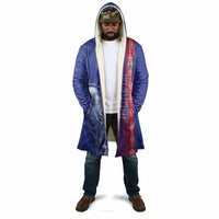 Custom Afro-Haiti Football Cloak 2026 Grenadye Alaso Blue Version - Wonder Print Shop