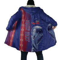 Custom Afro-Haiti Football Cloak 2026 Grenadye Alaso Blue Version - Wonder Print Shop
