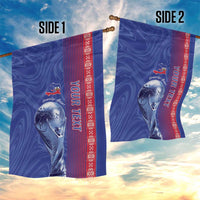 Custom Afro-Haiti Football Garden Flag 2026 Grenadye Alaso Blue Version - Wonder Print Shop