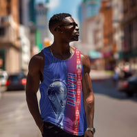 Custom Afro-Haiti Football Men Tank Top 2026 Grenadye Alaso Blue Version - Wonder Print Shop