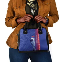 Custom Afro-Haiti Football Shoulder Handbag 2026 Grenadye Alaso Blue Version - Wonder Print Shop