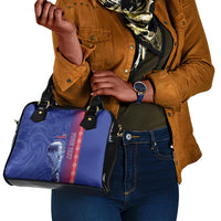 Custom Afro-Haiti Football Shoulder Handbag 2026 Grenadye Alaso Blue Version - Wonder Print Shop