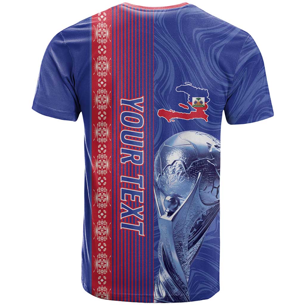 Custom Afro-Haiti Football T shirt 2026 Grenadye Alaso Blue Version LT14