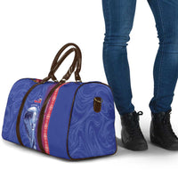 Custom Afro-Haiti Football Travel Bag 2026 Grenadye Alaso Blue Version - Wonder Print Shop
