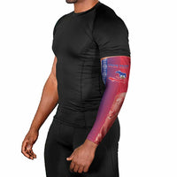 Custom Afro-Haiti Football Arm Sleeves 2026 Grenadye Alaso Red Version - Wonder Print Shop