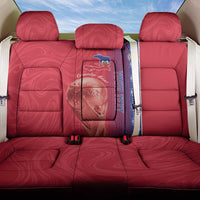 Custom Afro-Haiti Football Back Car Seat Cover 2026 Grenadye Alaso Red Version - Wonder Print Shop