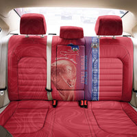 Custom Afro-Haiti Football Back Car Seat Cover 2026 Grenadye Alaso Red Version - Wonder Print Shop