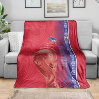 Custom Afro-Haiti Football Blanket 2026 Grenadye Alaso Red Version - Wonder Print Shop