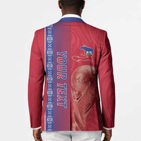Custom Afro-Haiti Football Blazer 2026 Grenadye Alaso Red Version - Wonder Print Shop