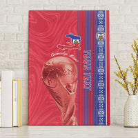 Custom Afro-Haiti Football Canvas Wall Art 2026 Grenadye Alaso Red Version - Wonder Print Shop