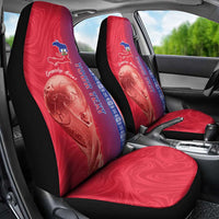 Custom Afro-Haiti Football Car Seat Cover 2026 Grenadye Alaso Red Version - Wonder Print Shop