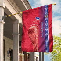 Custom Afro-Haiti Football Garden Flag 2026 Grenadye Alaso Red Version - Wonder Print Shop