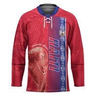 Custom Afro-Haiti Football Hockey Jersey 2026 Grenadye Alaso Red Version - Wonder Print Shop