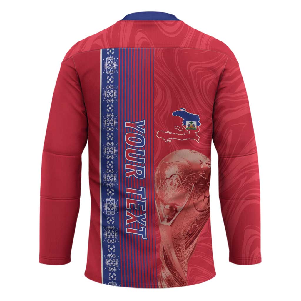 Custom Afro-Haiti Football Hockey Jersey 2026 Grenadye Alaso Red Version - Wonder Print Shop