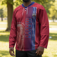 Custom Afro-Haiti Football Hockey Jersey 2026 Grenadye Alaso Red Version - Wonder Print Shop