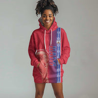 Custom Afro-Haiti Football Hoodie Dress 2026 Grenadye Alaso Red Version - Wonder Print Shop