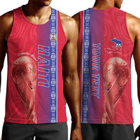 Custom Afro-Haiti Football Men Tank Top 2026 Grenadye Alaso Red Version - Wonder Print Shop