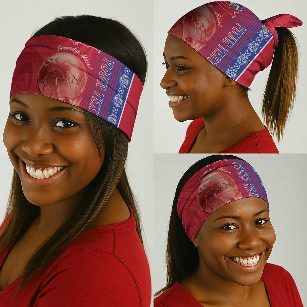 Custom Afro-Haiti Football Neck Gaiter 2026 Grenadye Alaso Red Version - Wonder Print Shop