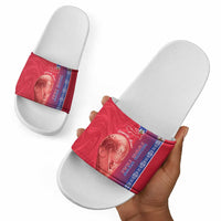 Custom Afro-Haiti Football Slide Sandals 2026 Grenadye Alaso Red Version - Wonder Print Shop