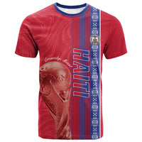 Custom Afro-Haiti Football T shirt 2026 Grenadye Alaso Red Version LT14