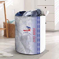 Custom Afro-Haiti Football Laundry Basket 2026 Grenadye Alaso White Version - Wonder Print Shop