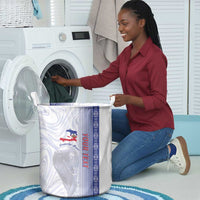 Custom Afro-Haiti Football Laundry Basket 2026 Grenadye Alaso White Version - Wonder Print Shop