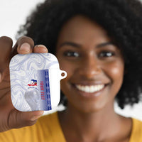 Custom Afro-Haiti Football AirPods Case 2026 Grenadye Alaso White Version - Wonder Print Shop