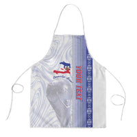 Custom Afro-Haiti Football Apron 2026 Grenadye Alaso White Version - Wonder Print Shop