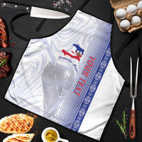 Custom Afro-Haiti Football Apron 2026 Grenadye Alaso White Version - Wonder Print Shop