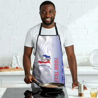 Custom Afro-Haiti Football Apron 2026 Grenadye Alaso White Version - Wonder Print Shop