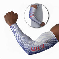 Custom Afro-Haiti Football Arm Sleeves 2026 Grenadye Alaso White Version - Wonder Print Shop